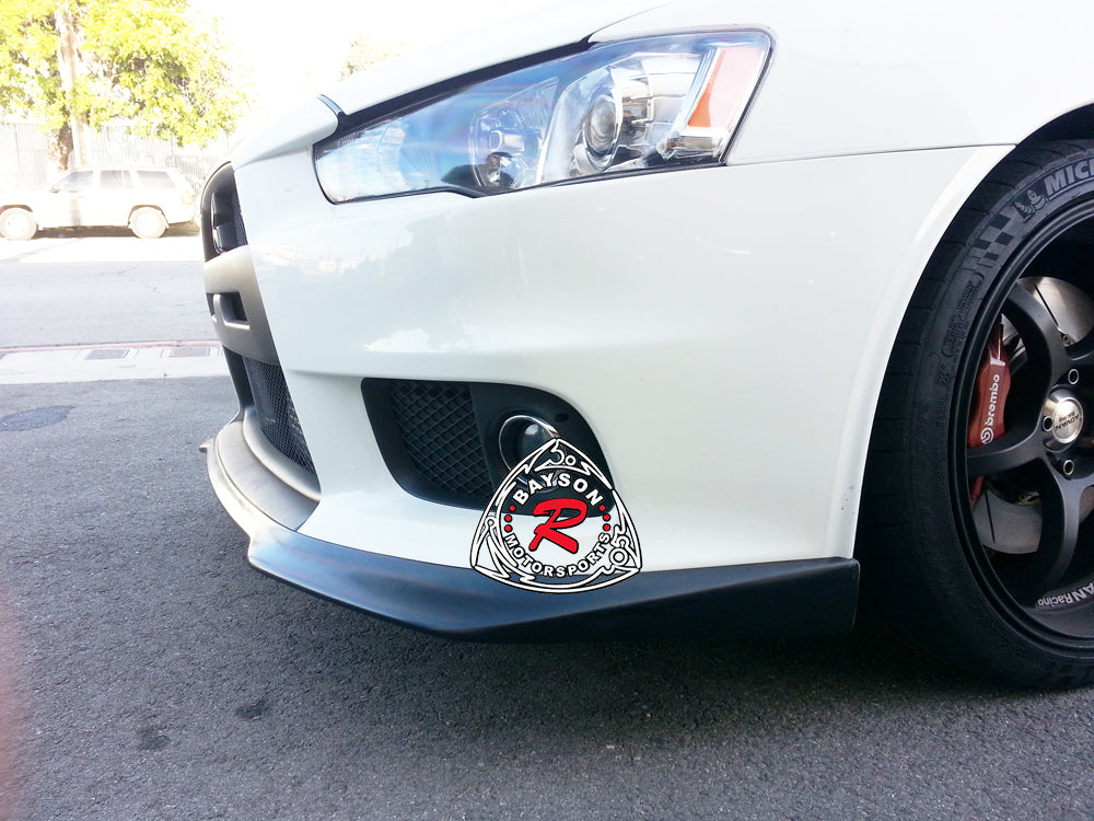 Ral Style Front Lip For 2008-2015 Mitsubishi Evolution-10