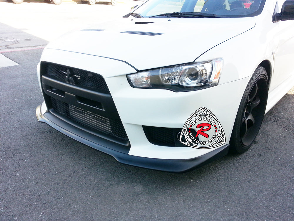 Ral Style Front Lip For 2008-2015 Mitsubishi Evolution-10