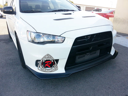 Ral Style Front Lip For 2008-2015 Mitsubishi Evolution-10