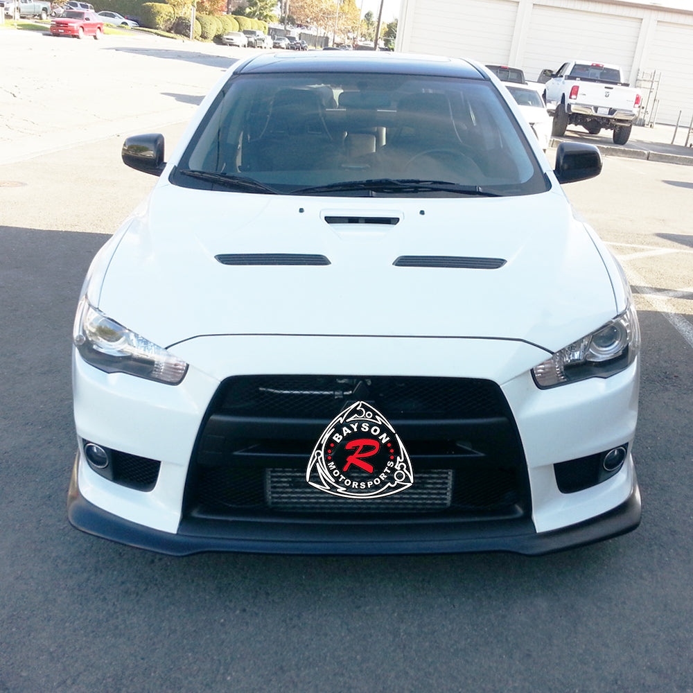 Ral Style Front Lip For 2008-2015 Mitsubishi Evolution-10
