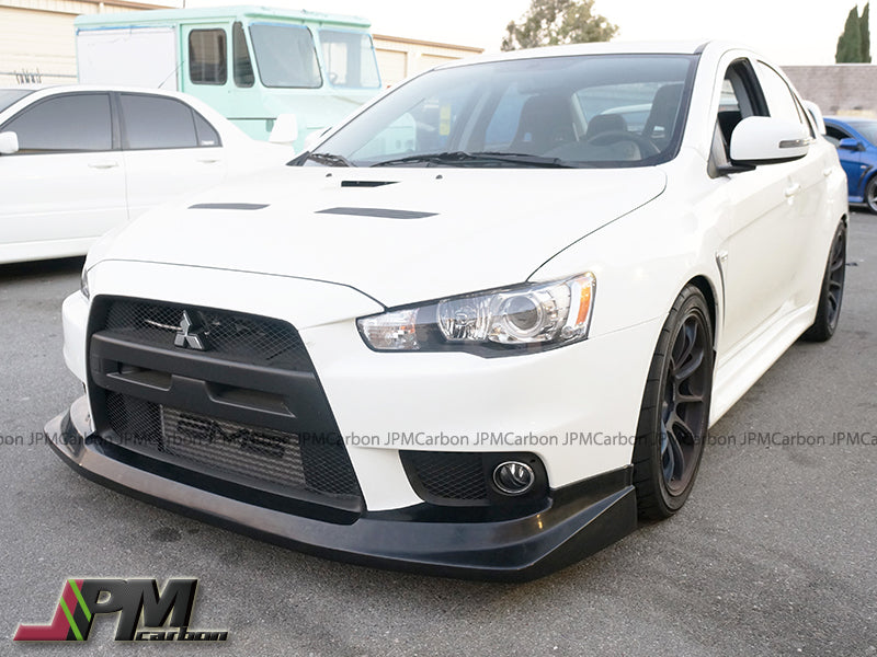 VT-Style Front Lip For 2008-2015 Mitsubishi Evolution-10