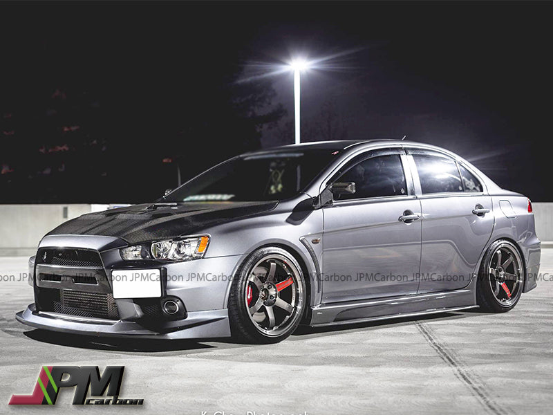 VT-Style Front Lip For 2008-2015 Mitsubishi Evolution-10