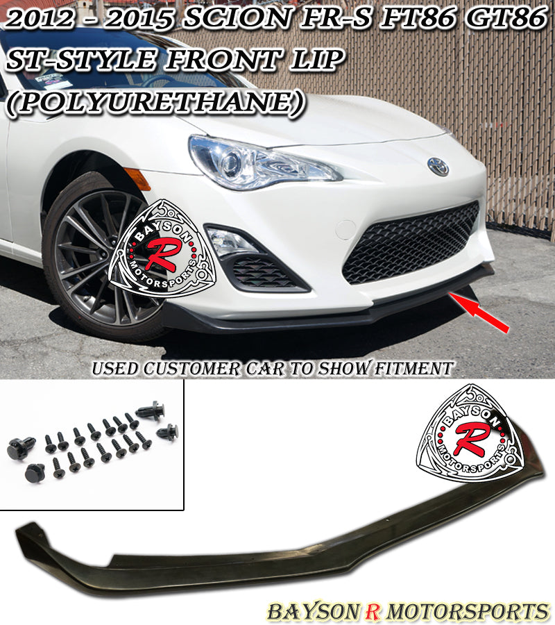 ST Style Front Lip For 2012-2016 Scion FR-S