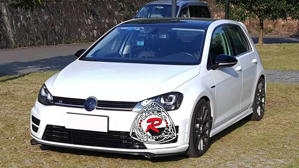 Euro-Style Front Lip For 2015-2017 Volkswagen Golf-R MK7 (Golf-R Model Only)