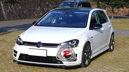 Euro-Style Front Lip For 2015-2017 Volkswagen Golf-R MK7 (Golf-R Model Only)