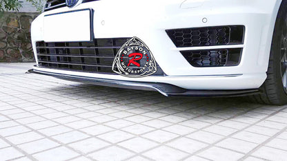 Euro-Style Front Lip For 2015-2017 Volkswagen Golf-R MK7 (Golf-R Model Only)