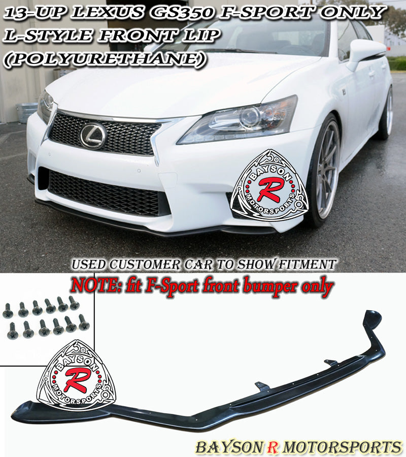 L Style Front Lip For 2013-2015 Lexus GS350 F-Sport/GS450H F-Sport