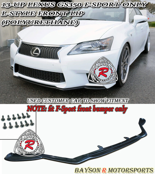L Style Front Lip For 2013-2015 Lexus GS350 F-Sport/GS450H F-Sport