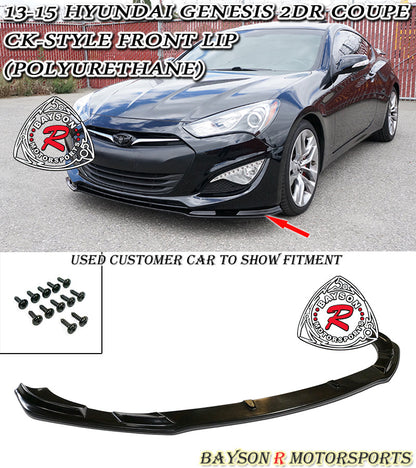 CK Style Front Lip For 2013-2016 Hyundai Genesis (2Dr Coupe)