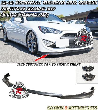 KS Style Front Lip For 2013-2016 Hyundai Genesis (2Dr Coupe)