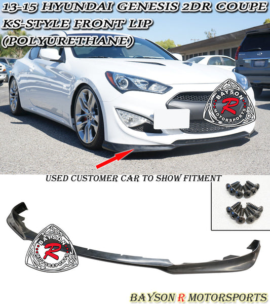 KS Style Front Lip For 2013-2016 Hyundai Genesis (2Dr Coupe)
