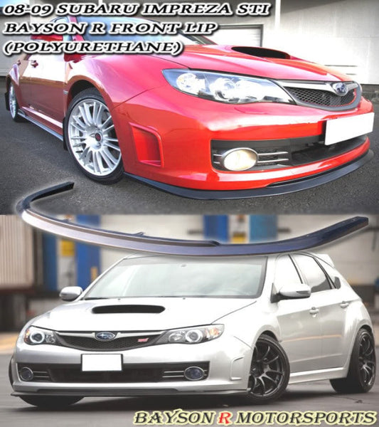 ST2 Style Front Lip For 2008-2010 Subaru WRX Sti