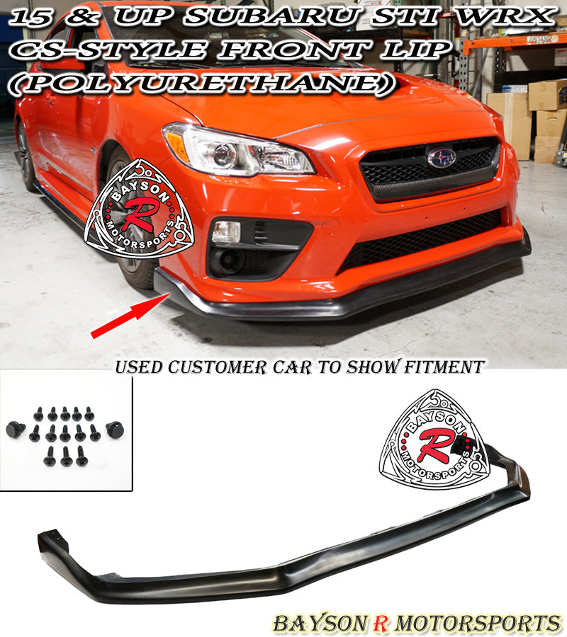CS Style Front Lip For 2015-2017 Subaru WRX/WRX Sti