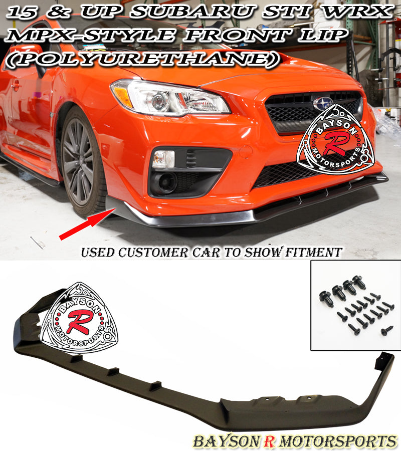 MPX Style Front Lip For 2015-2017 Subaru WRX/WRX Sti