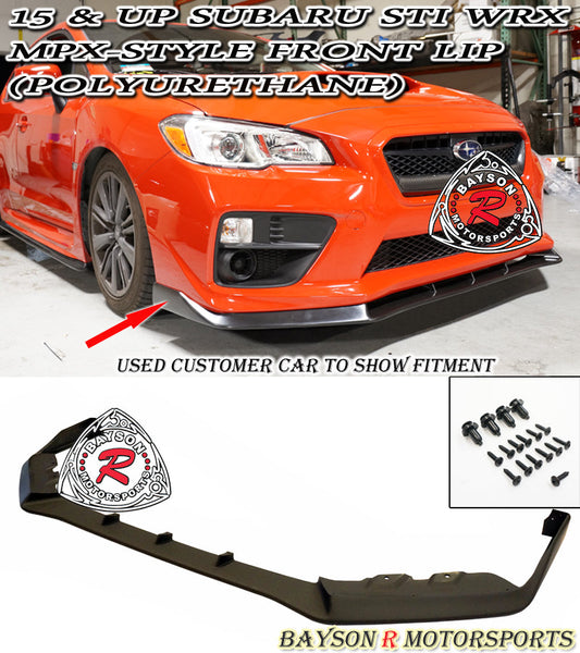 MPX Style Front Lip For 2015-2017 Subaru WRX/WRX Sti