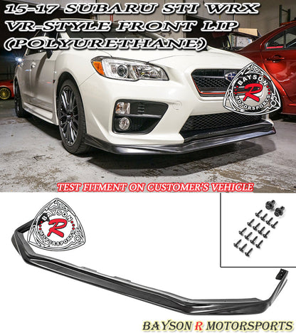 VR Style Front Lip For 2015-2017 Subaru WRX/WRX Sti
