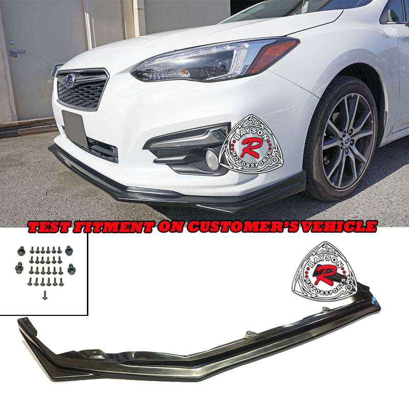 ST Style Front Lip For 2017-2019 Subaru Impreza