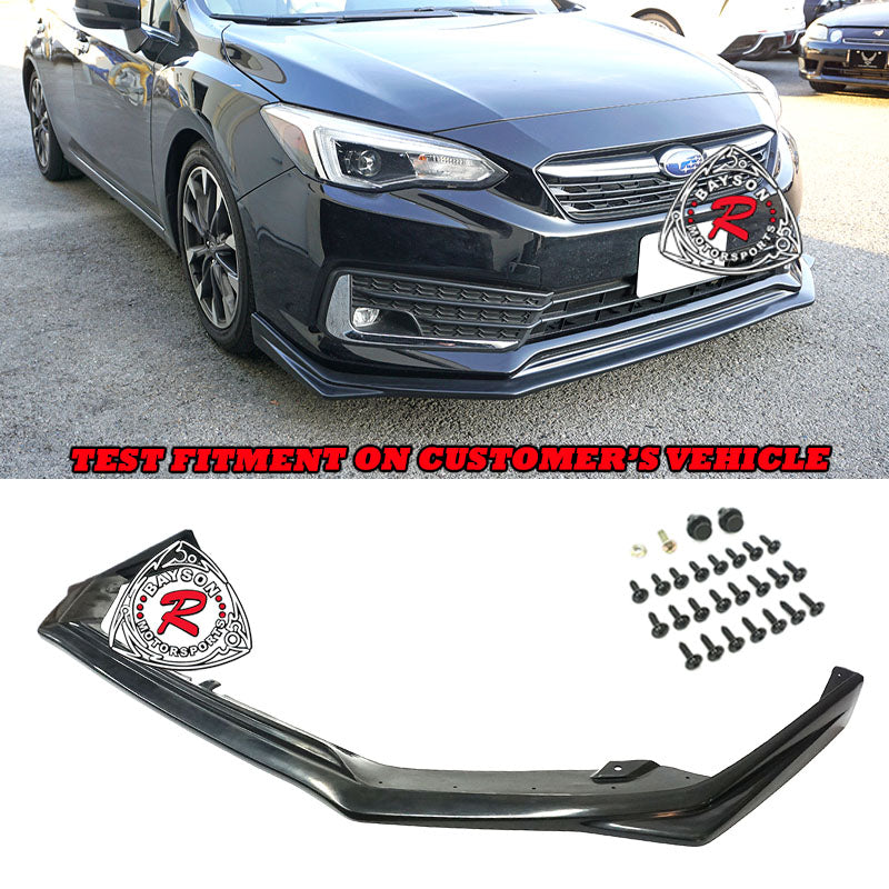 ST Style Front Lip For 2020-2022 Subaru Impreza