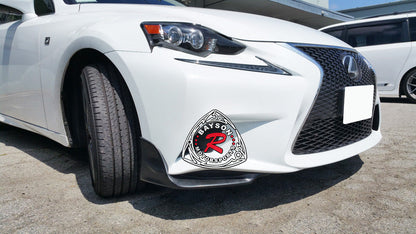 T Style Front Splitters For 2014-2016 Lexus IS200T/IS250/IS350 (F-Sport Front Bumper)