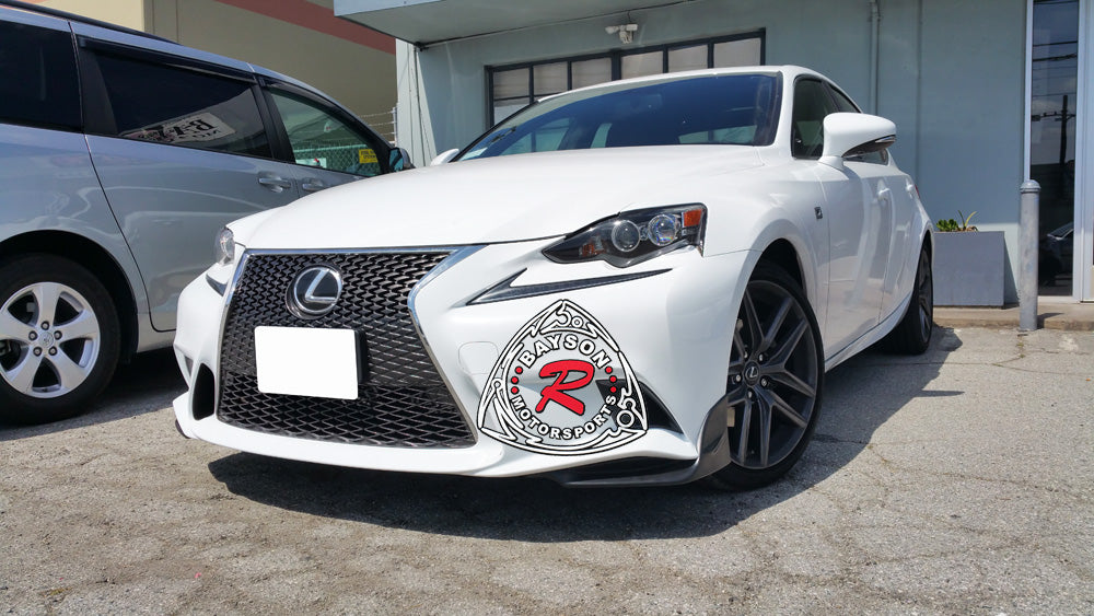 T Style Front Splitters For 2014-2016 Lexus IS200T/IS250/IS350 (F-Sport Front Bumper)