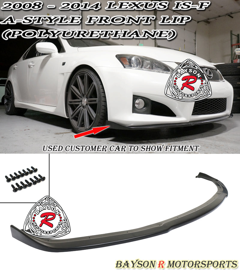 A Style Front Lip For 2008-2014 Lexus IS-F