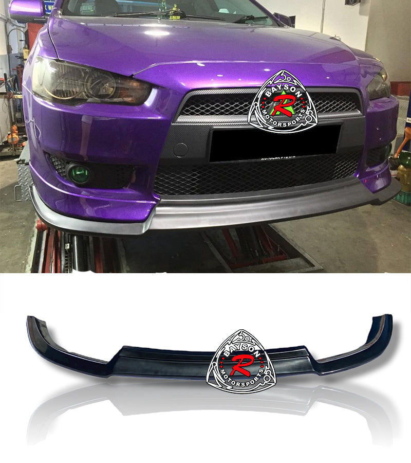 V Style Front Lip For 2008-2010 Mitsubishi Lancer