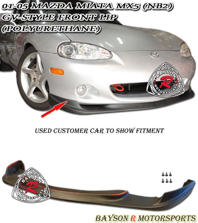 GV Style Front Lip For 2001-2005 Mazda Miata
