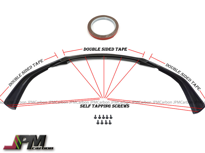 TA Style Front Lip For 2014-2016 Porsche Cayman Base/S (981)