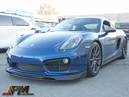 TA Style Front Lip For 2014-2016 Porsche Cayman Base/S (981)