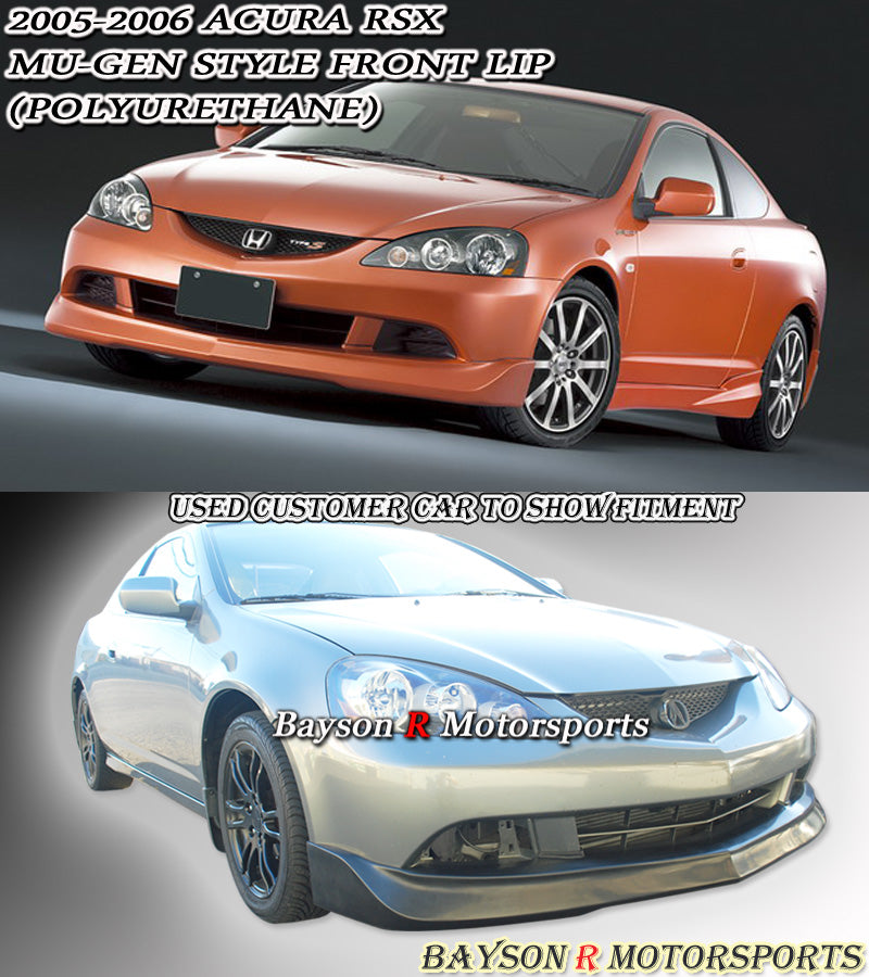 MU Style Front Lip For 2005-2006 Acura RSX