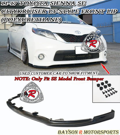 CityKruiser LT-Style Front Lip For 2011-2017 Toyota Sienna (SE)