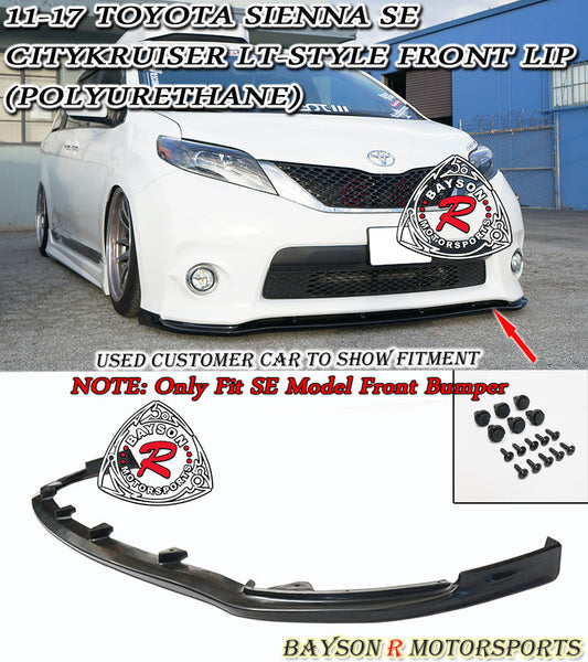 CityKruiser LT-Style Front Lip For 2011-2017 Toyota Sienna (SE)