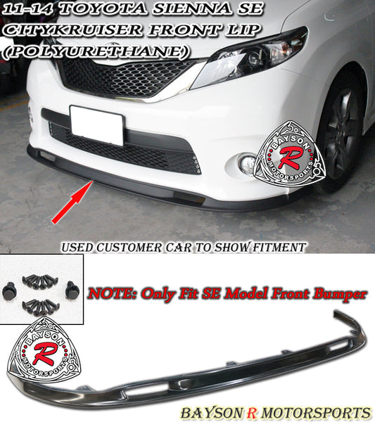 CityKruiser SK-Style Front Lip For 2011-2017 Toyota Sienna (SE)