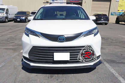A Style Front Lip For 2021-2024 Toyota Sienna (LE, XLE, Woodland Edition, Limited, Platinum)