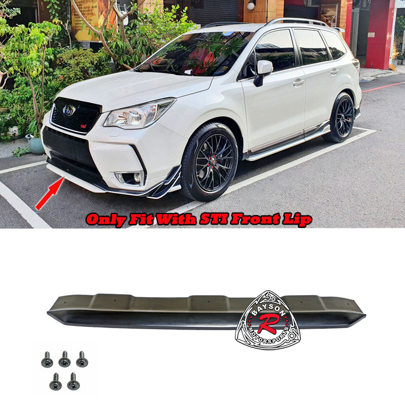 DM Style Front Center Splitter (Polyurethane) For 2014-2018 Subaru Forester XT