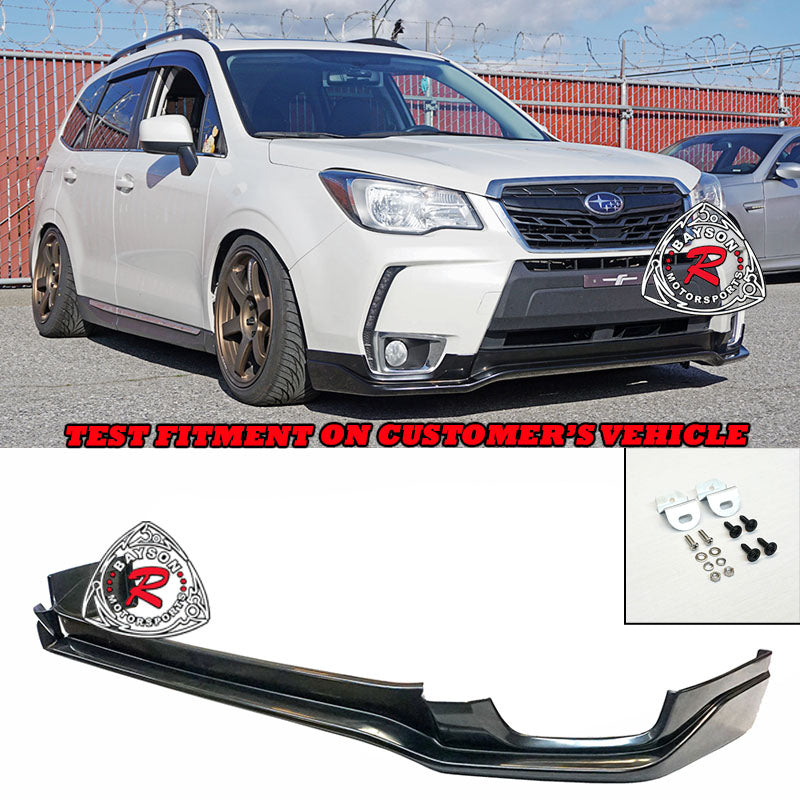 ST Style Front Lip (Polyurethane) For 2014-2018 Subaru Forester XT