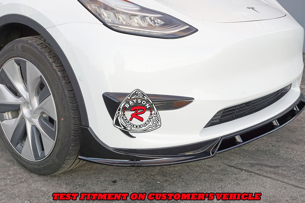 F Style Front Lip For 2020-2025.2 Tesla Model-Y