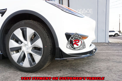 F Style Front Lip For 2020-2025.2 Tesla Model-Y