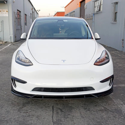 F Style Front Lip For 2020-2025.2 Tesla Model-Y