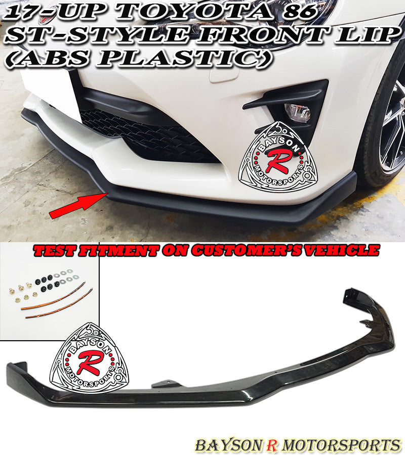 ST Style Front Lip For 2017-2021 Toyota 86
