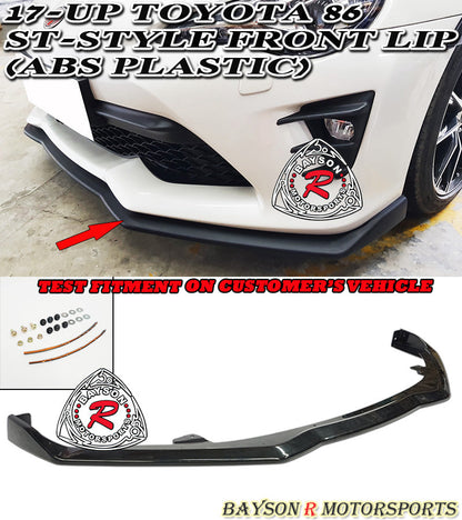 ST Style Front Lip For 2017-2021 Toyota 86