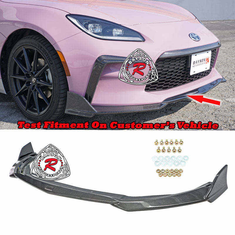 TM Style Front Lip (Carbon Fiber) For 2022-2026 Toyota GR86