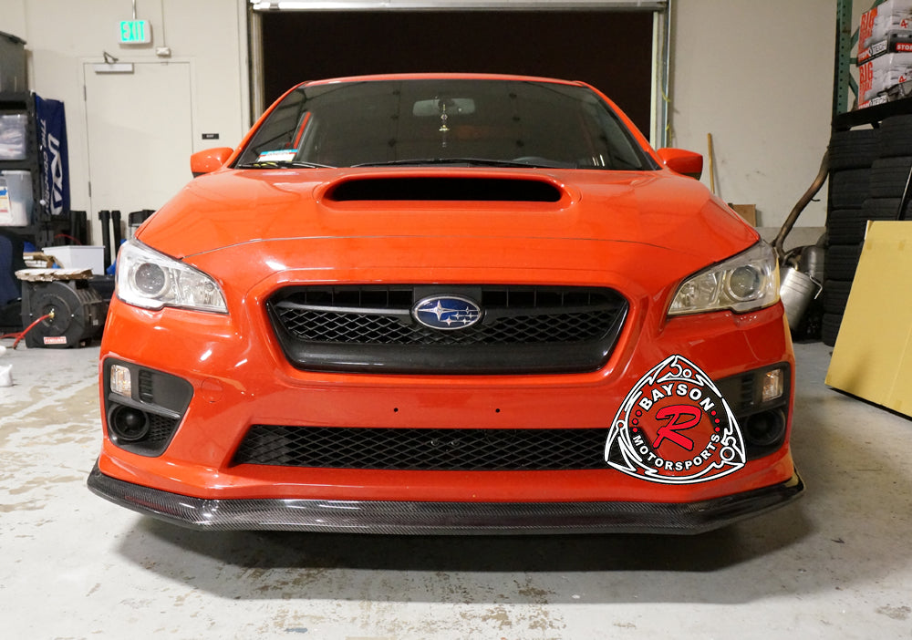 CS Style Front Lip (Carbon Fiber) For 2015-2017 Subaru WRX/WRX Sti