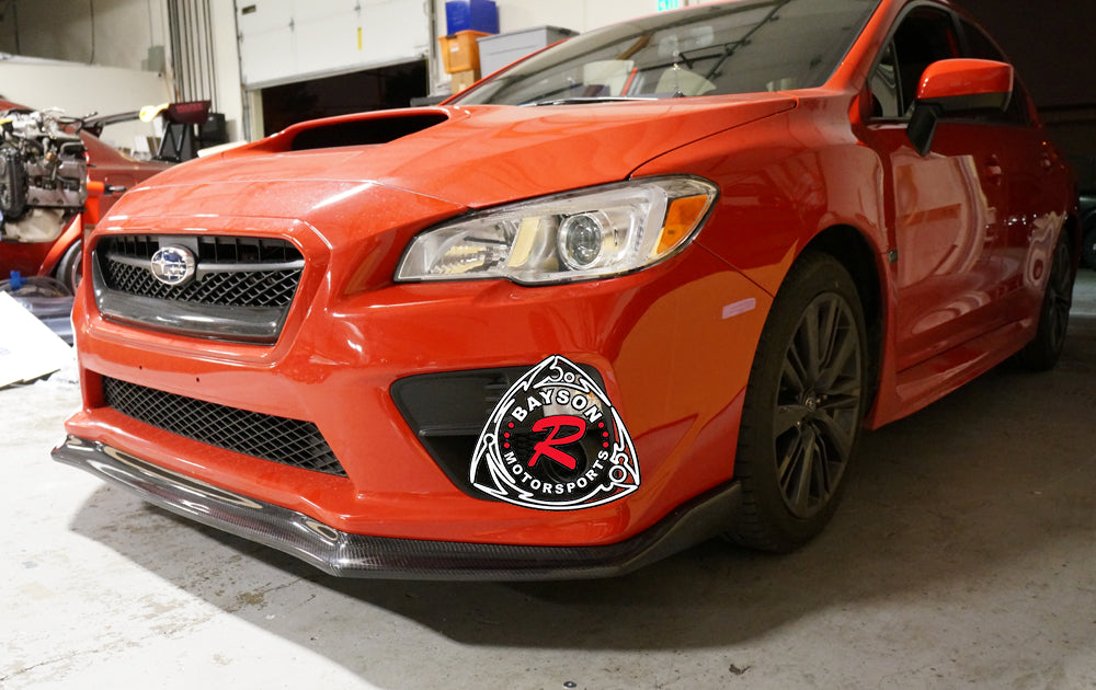 CS Style Front Lip (Carbon Fiber) For 2015-2017 Subaru WRX/WRX Sti