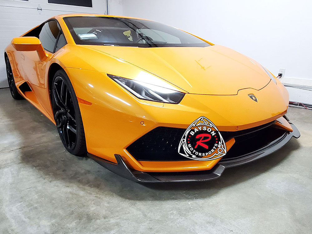 RZ Style Front Lip (Carbon Fiber) For 2015-2019 Lamborghini Huracan (LP610-4)