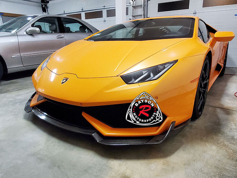 RZ Style Front Lip (Carbon Fiber) For 2015-2019 Lamborghini Huracan (LP610-4)