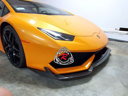 RZ Style Front Lip (Carbon Fiber) For 2015-2019 Lamborghini Huracan (LP610-4)