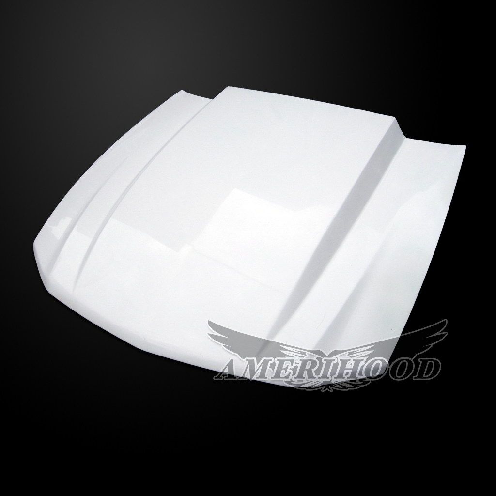 AmeriHood - Ford Mustang Model 2010-2012 Cowl Style Functional Heat Extraction Hood