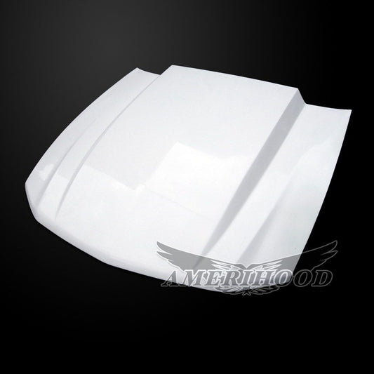 AmeriHood - Ford Mustang Model 2010-2012 Cowl Style Functional Heat Extraction Hood