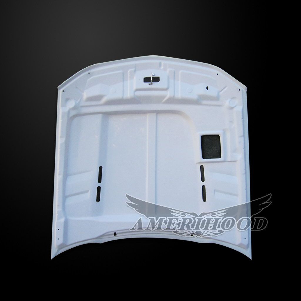 AmeriHood - Ford Mustang Model 2010-2012 ROU Style Functional Heat Extraction Hood